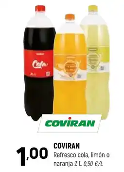 Coviran Coviran refresco cola, limón o naranja oferta