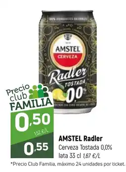 Coviran Amstel radler Cerveza Tostada 0,0% oferta
