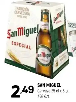 Coviran San Miguel cerveza especial oferta