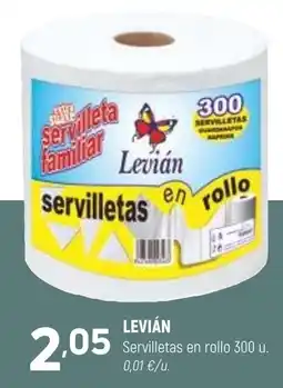 Coviran Levián servilletas en rollo oferta