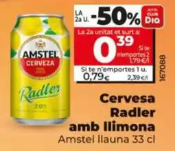 Dia Amstel Cerveza Radler amb ilimona oferta