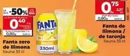 Dia Fanta Fanta zero de llimona oferta