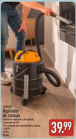 ALDI Ferrex aspirador de cenizas oferta