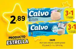 Coviran Calvo atún claro natural o aceite girasol oferta