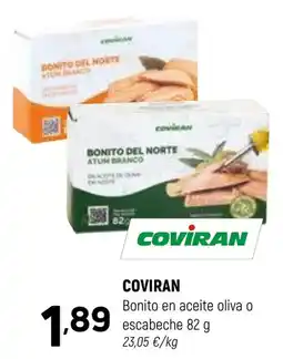 Coviran Coviran bonito en aceite oliva o escabeche oferta