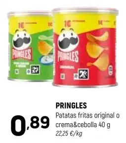 Coviran Pringles patatas fritas original o crema&cebolla oferta
