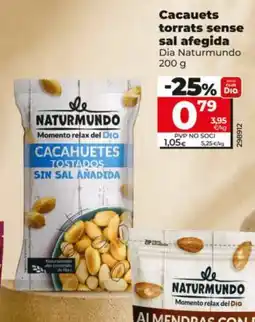 Dia Naturmundo cacahuetes tostados sin sal añadida oferta