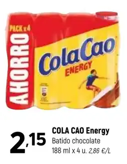 Coviran Cola Cao Energy oferta