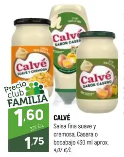 Coviran Calvé salsa fina suave y cremosa oferta