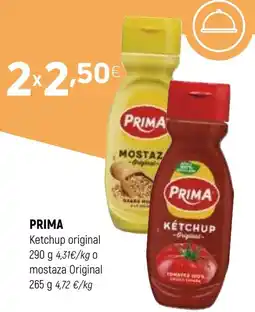 Coviran Prima ketchup original mostaza original oferta