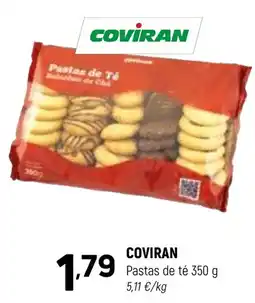 Coviran Coviran pastas de té oferta