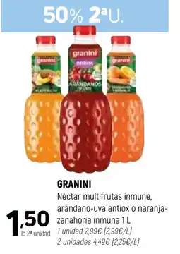 Coviran granini nectar multifrutus inmune arándano-uva antiox o naranja-zanahoria inmune oferta