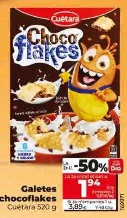 Dia Cuétara Choco flakes oferta