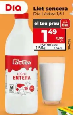 Dia Dia Láctea Llet Sencera oferta