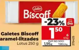 Dia Lotus Biscoff oferta