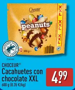 ALDI Choceur cacahuetes con chocolate xxl oferta