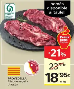 Caprabo Provedella filet de vedella d'aguja oferta