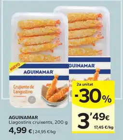 Caprabo Aguinamar llagostins cruixents oferta