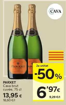 Caprabo Parxet Cava brut cuvée oferta