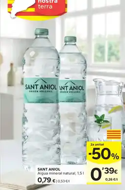 Caprabo Sant Aniol Aigua mineral natural oferta