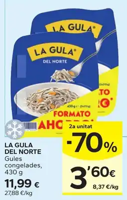 Caprabo La gula del norte gules congelades oferta