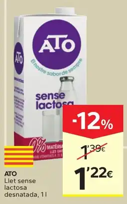 Caprabo Ato llet sense lactosa oferta