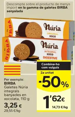Caprabo Birba galetes núria oferta