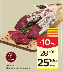 Caprabo Obach llonganissa de pagès oferta