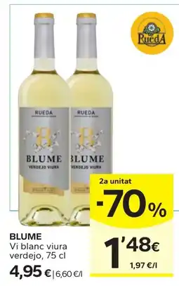 Caprabo Blume vi blanc viura verdejo oferta