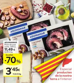 Caprabo Aguinamar pulpo salvaje cocido oferta