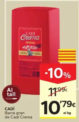 Caprabo Cadí Barra gran de Cadí Crema oferta