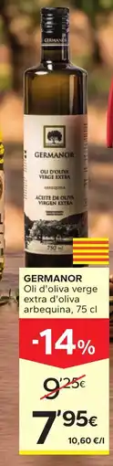 Caprabo Germanor oli d'oliva verge extra d'oliva arbequina oferta