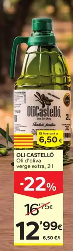 Caprabo Oli Castelló oli d'oliva verge extra oferta
