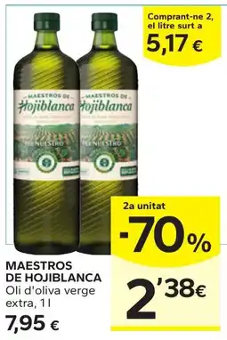Caprabo Maestros de Hojiblanca oli d'oliva verge extra oferta