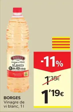 Caprabo Borges vinagre de vi blanc oferta
