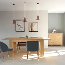 BricoCentro Mesa extensible de comedor oferta