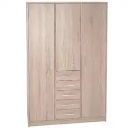 BricoCentro Armario 3 puertas y 5 caiones oferta