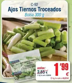 Abordo Ajos Tiernos Troceados oferta
