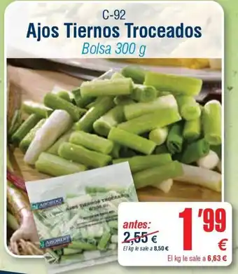 Ajos Tiernos Troceados