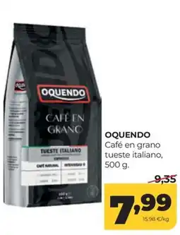 Alimerka Oquendo café en grano tueste italiano oferta