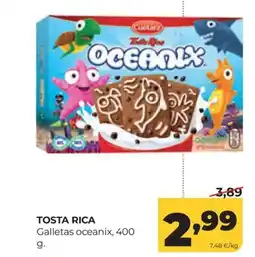 Alimerka Tosta Rica galletas oceanix oferta