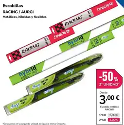 Aurgi Aurgi escobilla metálica racing oferta