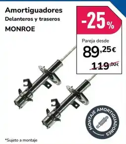 Aurgi Monroe amortiguadores delanteros y traseros oferta
