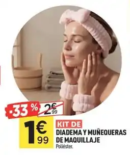 Centrakor Kit de diadema y muñequeras de maquillaje oferta
