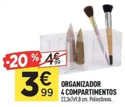 Centrakor Organizador 4 compartimentos oferta