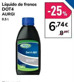 Aurgi Aurgi liquido de frenos dot 4 abs oferta