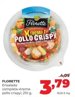 Alimerka Florette ensalada completa xtreme pollo crispy! oferta