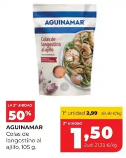 Alimerka Aguinamar colas de langostino al ajillo oferta
