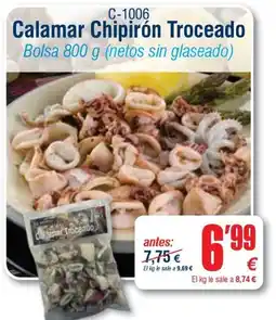 Abordo Calamar Chipirón Troceado oferta
