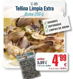 Abordo Tellina Limpia Extra oferta